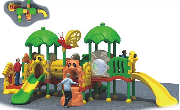 BJ22-030B童話城堡組合滑梯